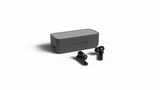 Mini Wireless Earbuds Bluetooth 5.3 in Ear Light-Weight Headphones Built-in Microphone, IPX5 Waterproof, Immersive Premium Sound Long Distance Connection Headset with Charging Case, Black