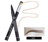 Microblading Eyebrow Pencil Waterproof Fork Tip Tattoo Pen Tinted Fine Sketch Eye Brow Pencils Long Lasting Eyebrows