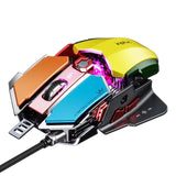 E-sports Mechanical Game Metal Laptop USB Wired Chicken Special Pressure Gun Without Back Seat Mouse