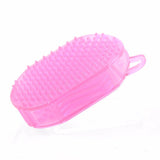 Double-sided meridian massage bath brush