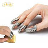 Stainless Steel Finger Guard Protect 4pcs