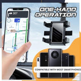 Rearview Mirror Phone Holder, Rotatable ,Retractable, Multifunctional  For Car (Suitable For All Mobile Phones And All Car)