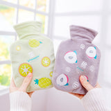 Fruit plush hot water bottle