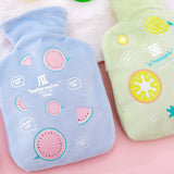 Fruit plush hot water bottle