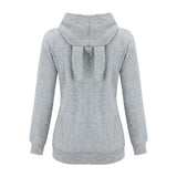 Loose hooded sweatshirt