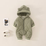 Baby Autumn And Winter Rompers Thermal Clothes