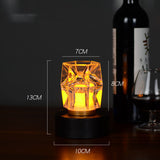 Bar Atmosphere Table Crystal Lamp Led Lights Charging